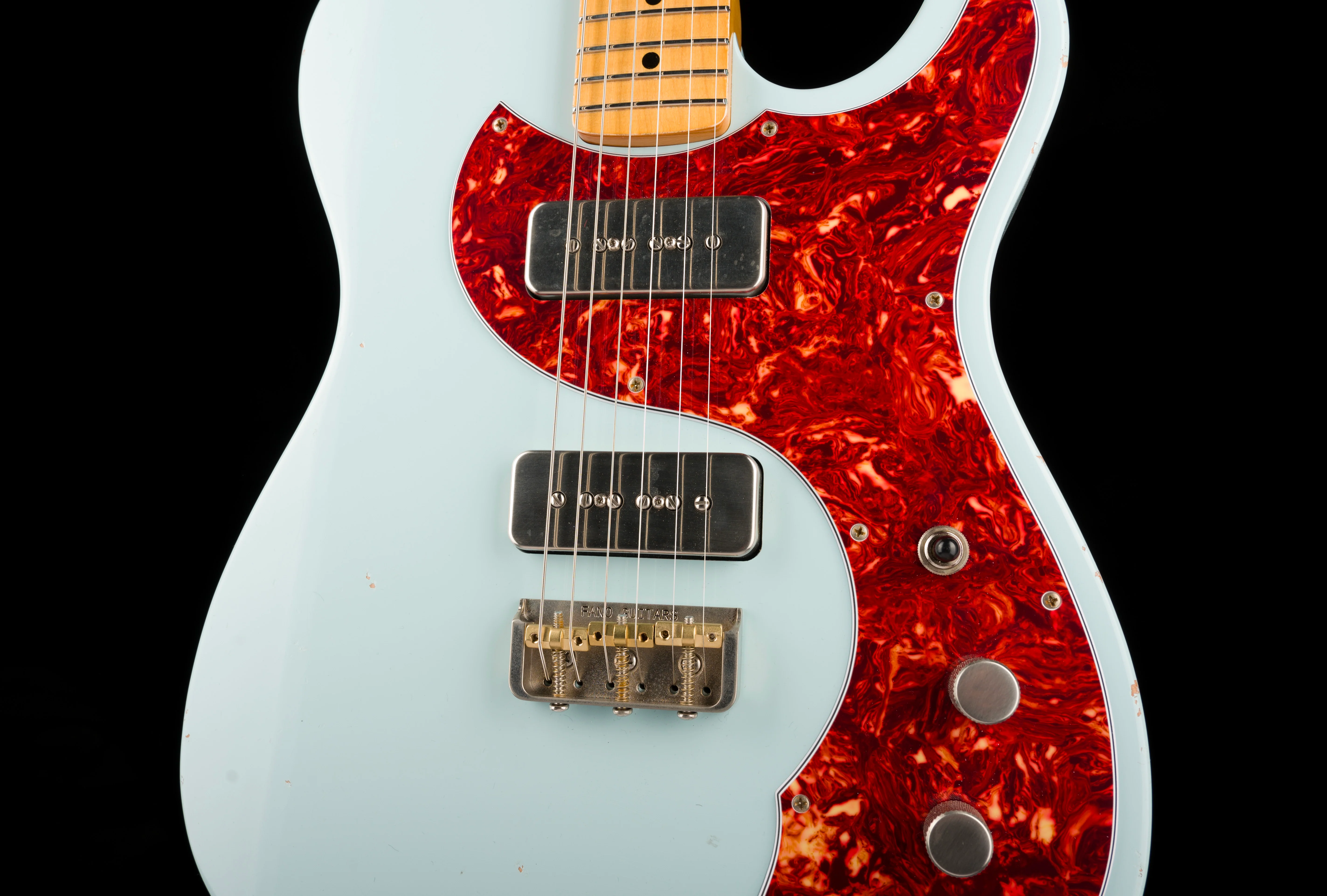 Fano Oltre TC6 Medium Distress Sonic Blue With Gig Bag - Image 6