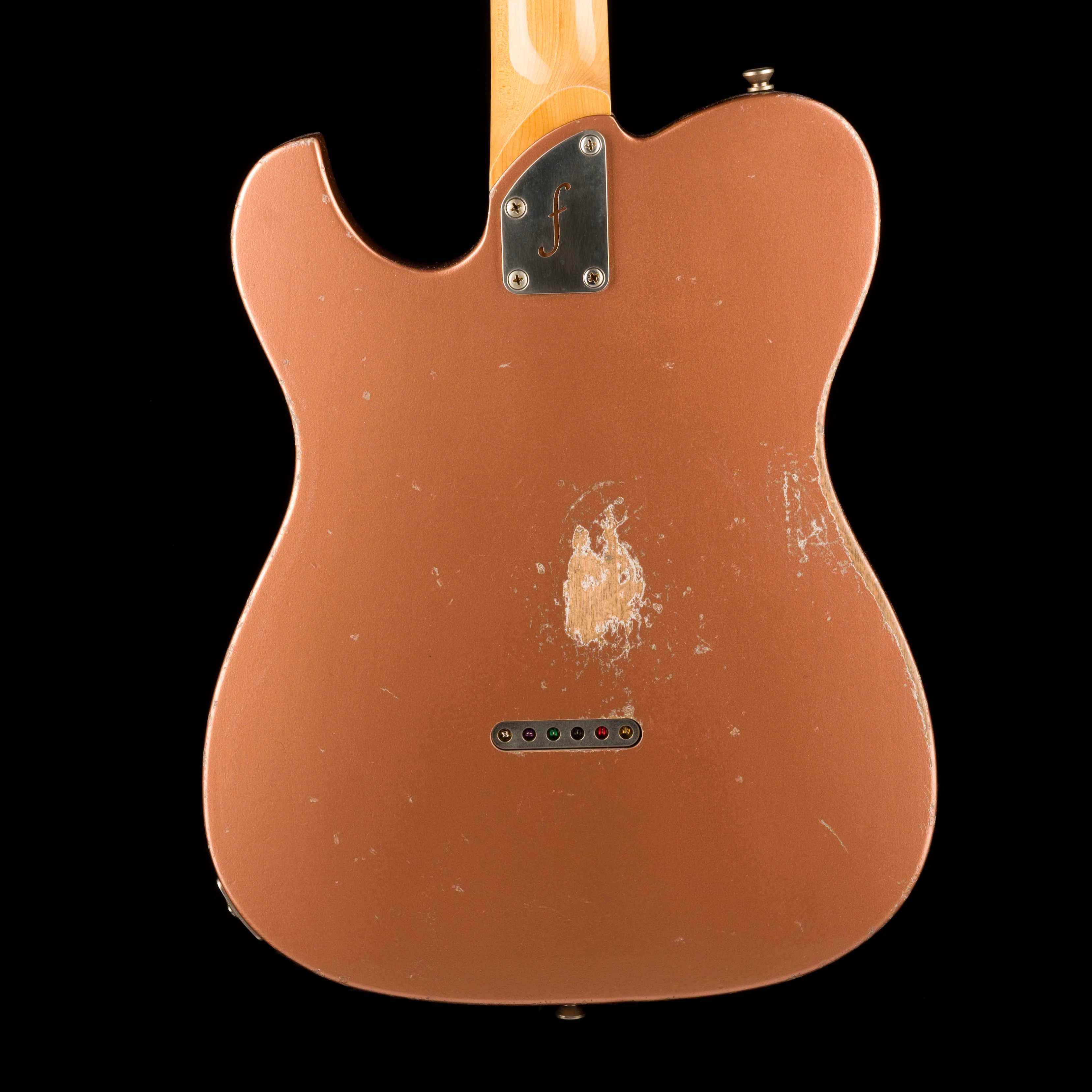 Fano Oltre TC6 P-90 Medium Distress Copper with Gig Bag - Image 13