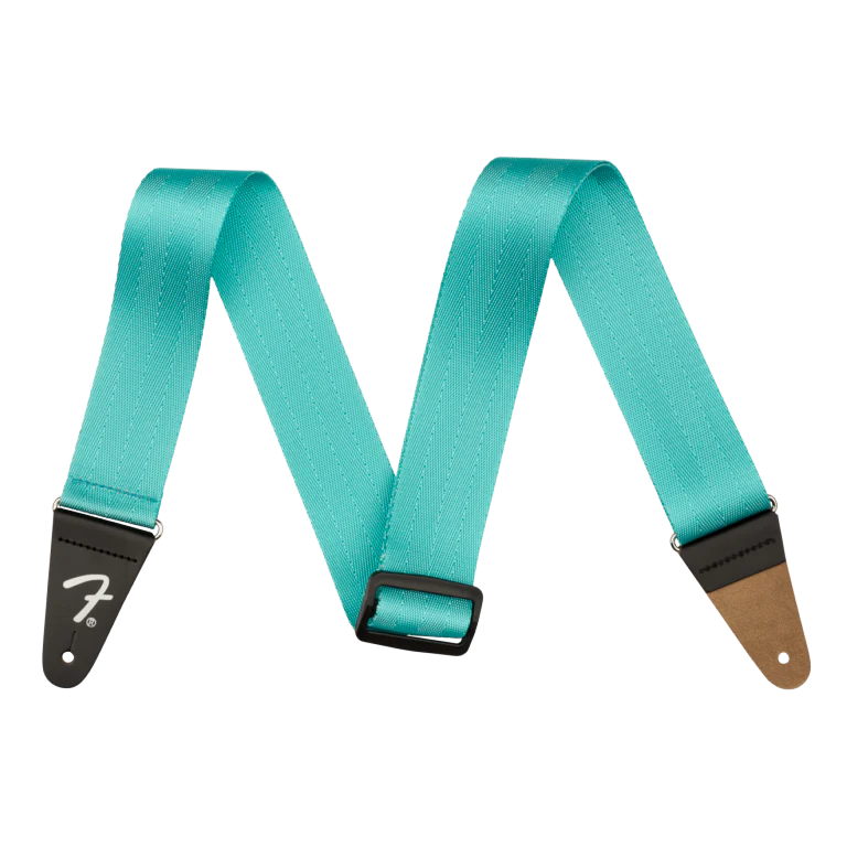Fender 2" Am Pro Seat Belt Strap Miami Blue Straps