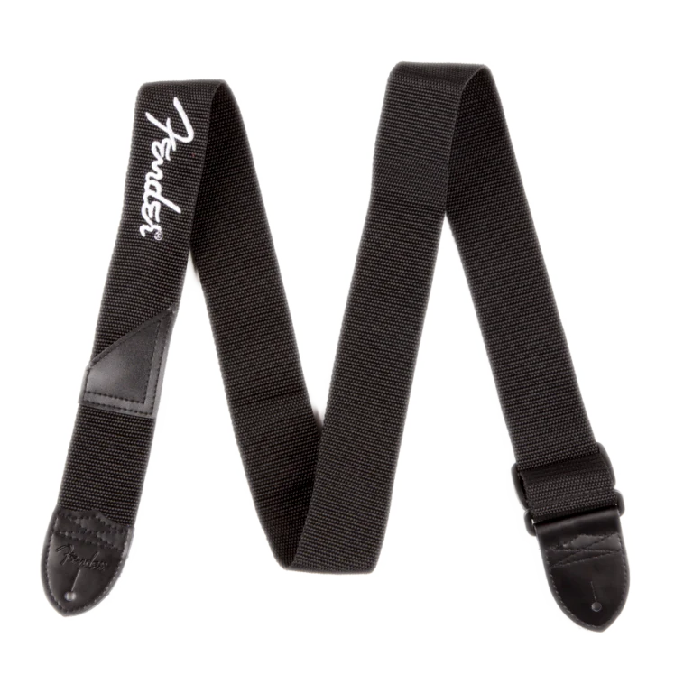 Fender 2" Black Poly White Fender