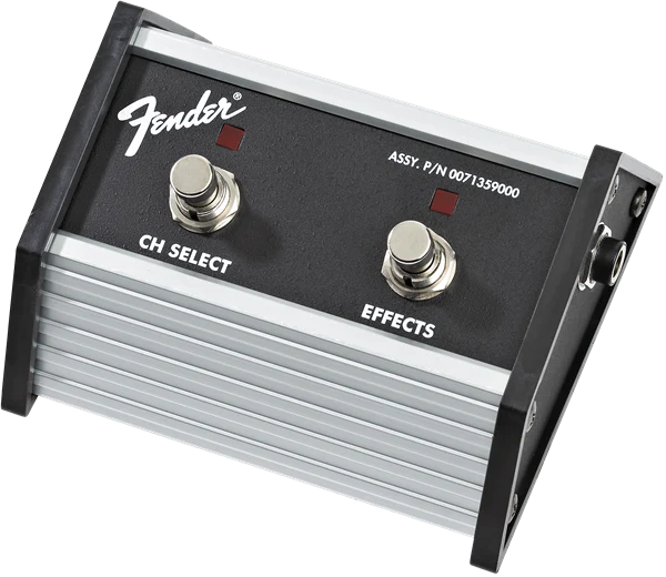 Fender 2-Button Footswitch: Channel Select / Effects On/Off with 1/4" Jack