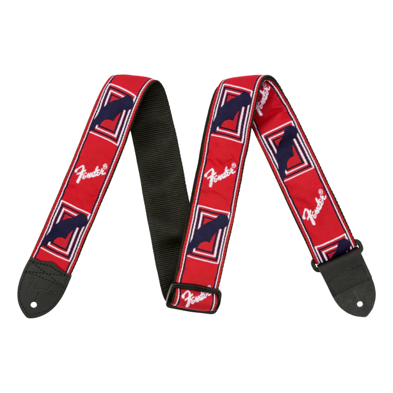 Fender 2" Monogrammed Red/White/Blue
