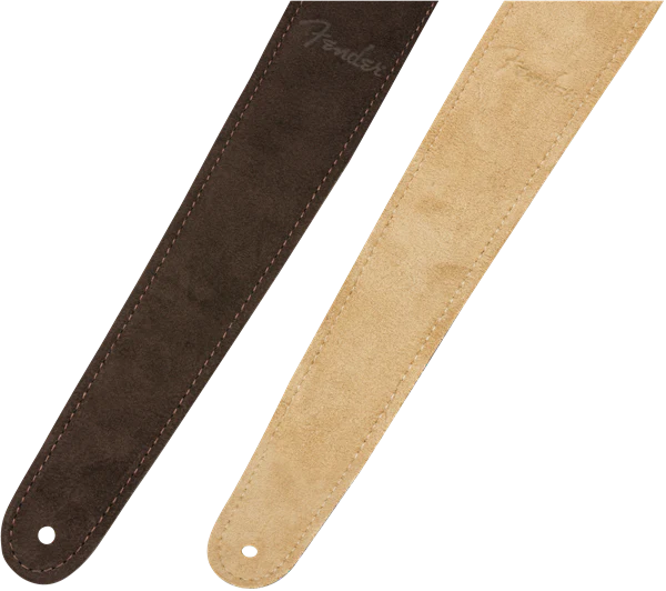 Fender 2" Suede Strap Brown/Tan Reversible - Image 4
