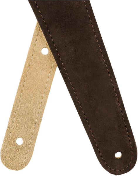 Fender 2" Suede Strap Brown/Tan Reversible - Image 5