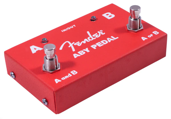 Fender 2-Switch ABY Pedal Red - 234506000 - Image 2