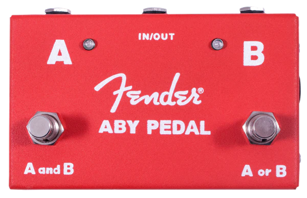 Fender 2-Switch ABY Pedal Red - 234506000 - Image 4