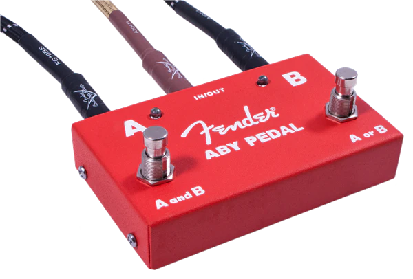 Fender 2-Switch ABY Pedal Red - 234506000 - Image 7