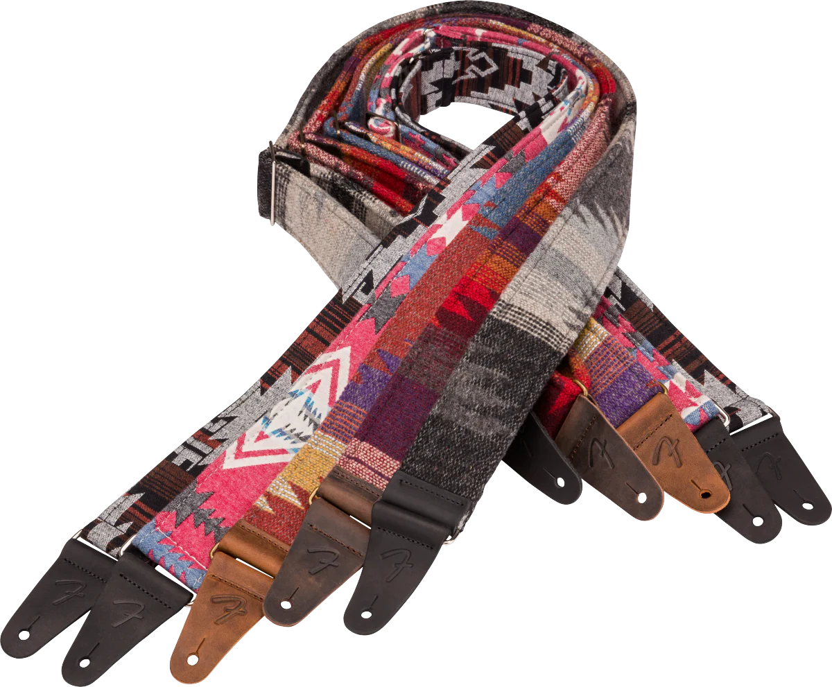 Fender 2" Zion Strap Gray Aztec Straps - Image 4