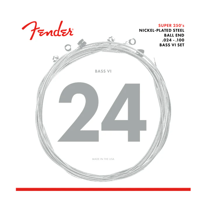 Fender 250B6 Bass VI .024-.084 Electric Bass Strings