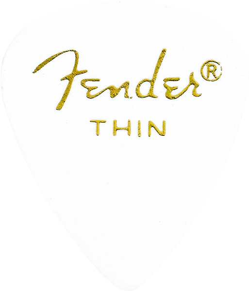 Fender 351 Shape Premium Thin White  (12) - 980351780