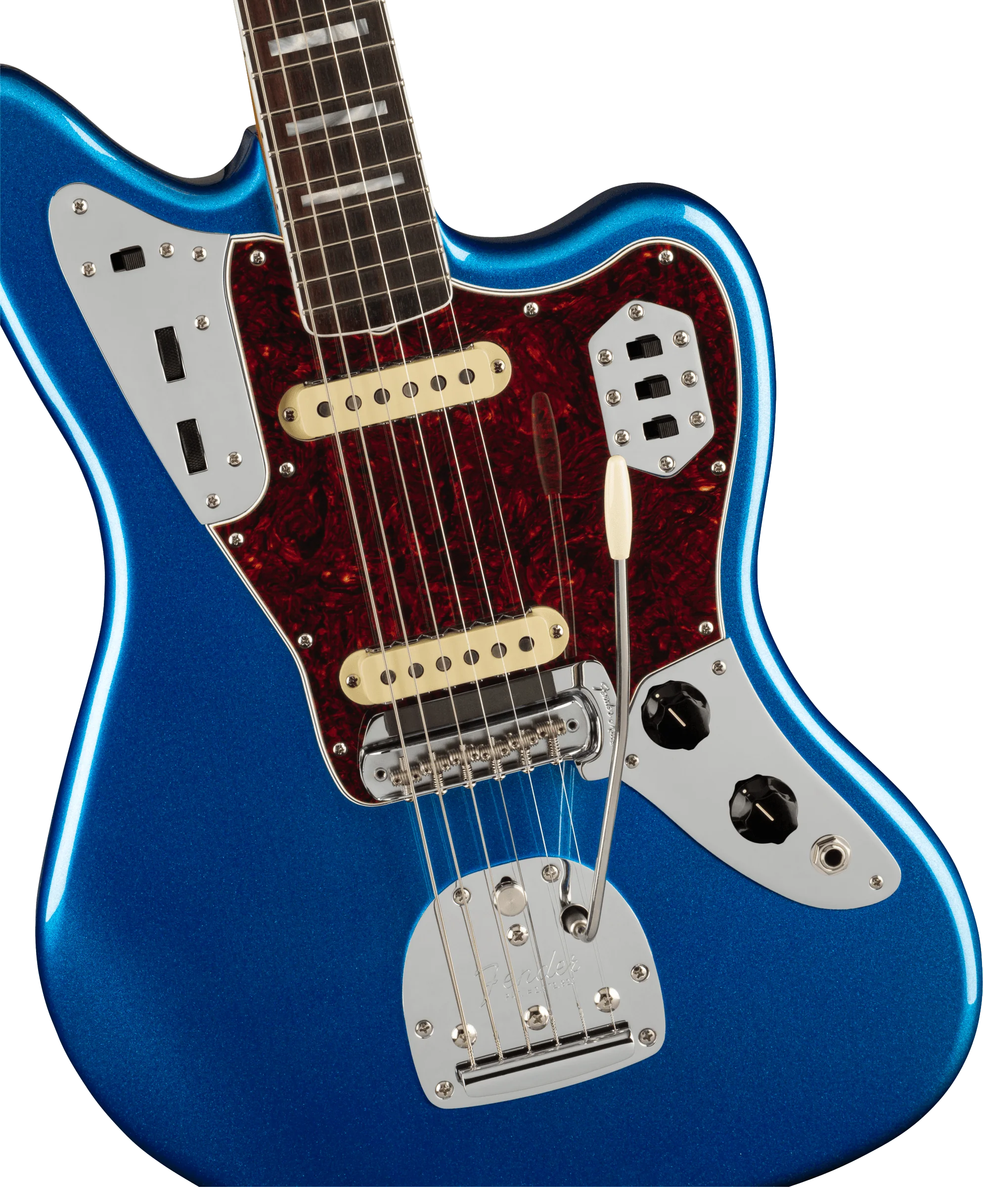 Fender Limited Edition 60th Anniversary Jaguar Mystic Lake Placid Blue Electric Guitar - Image 3