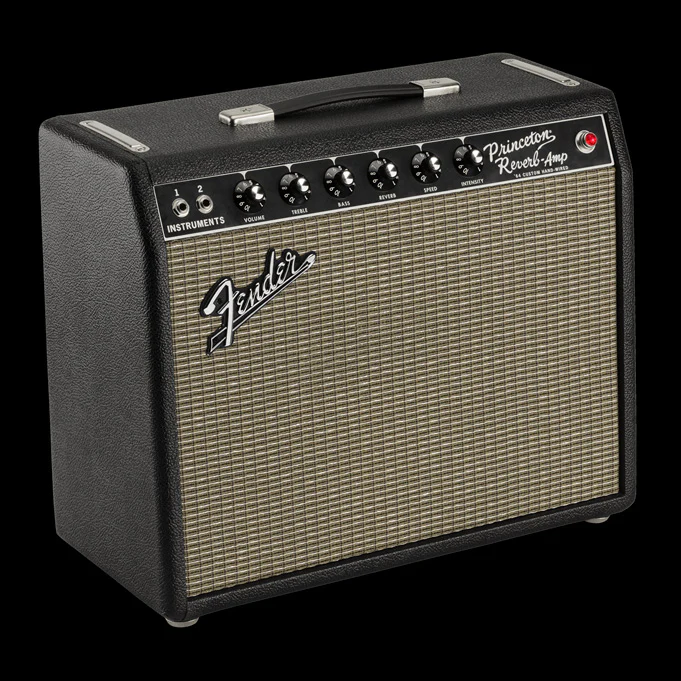 Fender '64 Custom Princeton Reverb 1x10" Tube Guitar Amplifier Combo - Image 3