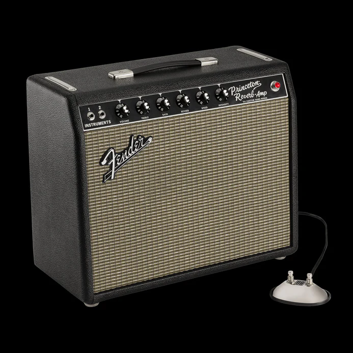 Fender '64 Custom Princeton Reverb 1x10" Tube Guitar Amplifier Combo - Image 4
