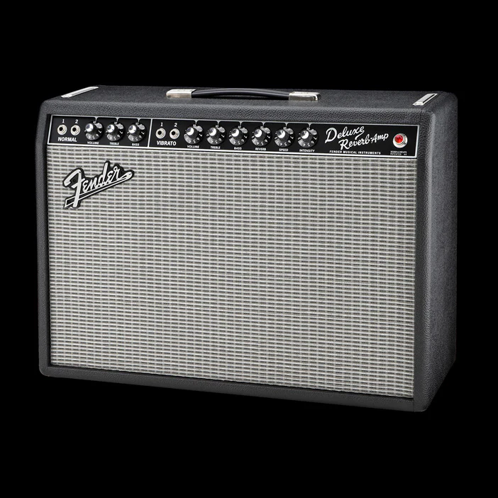 Fender 65 Deluxe Reverb Tube Guitar Amp Combo - Image 3