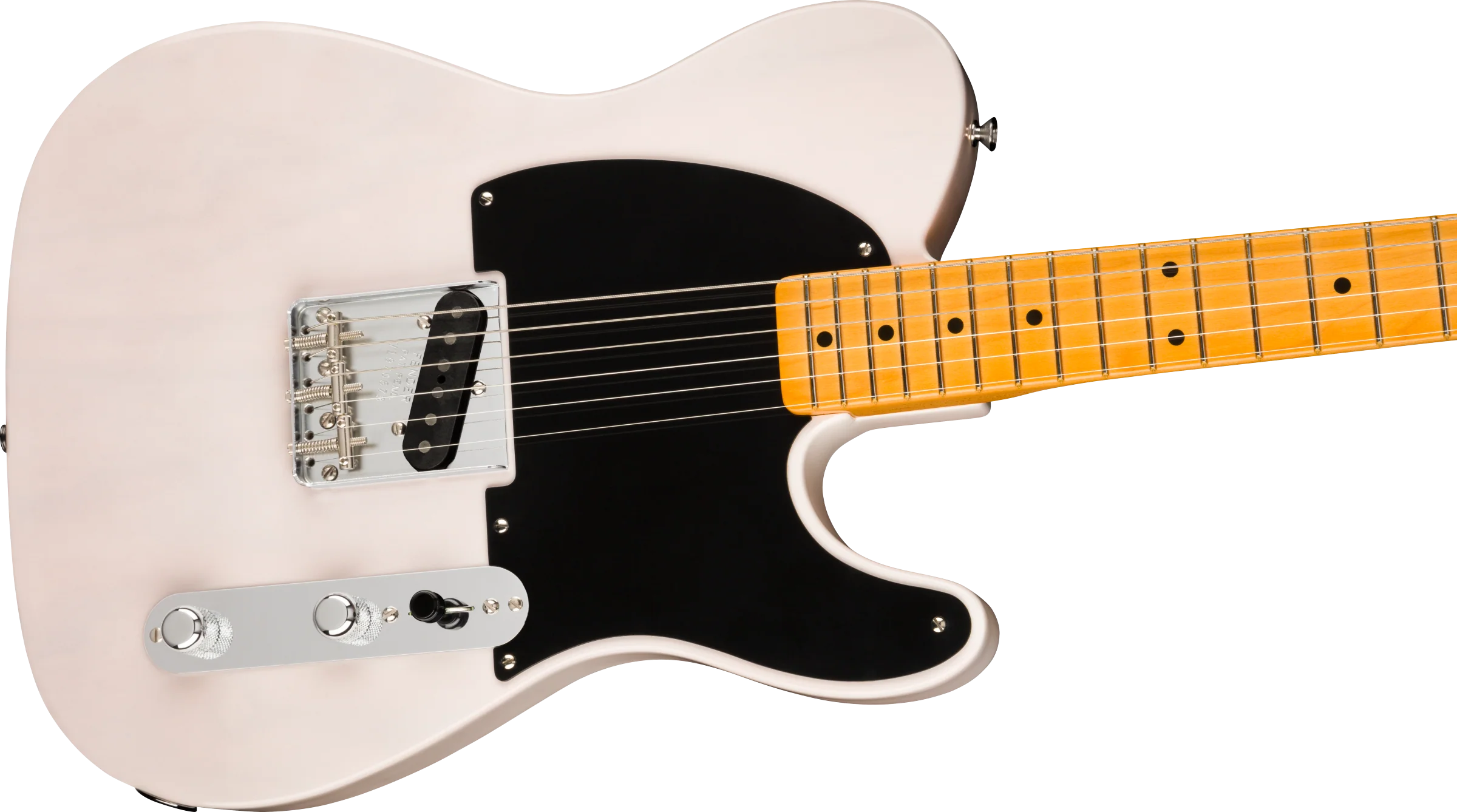 Fender 70th Anniversary Esquire Maple Fingerboard White Blonde Electric Guitar With Case - Image 4