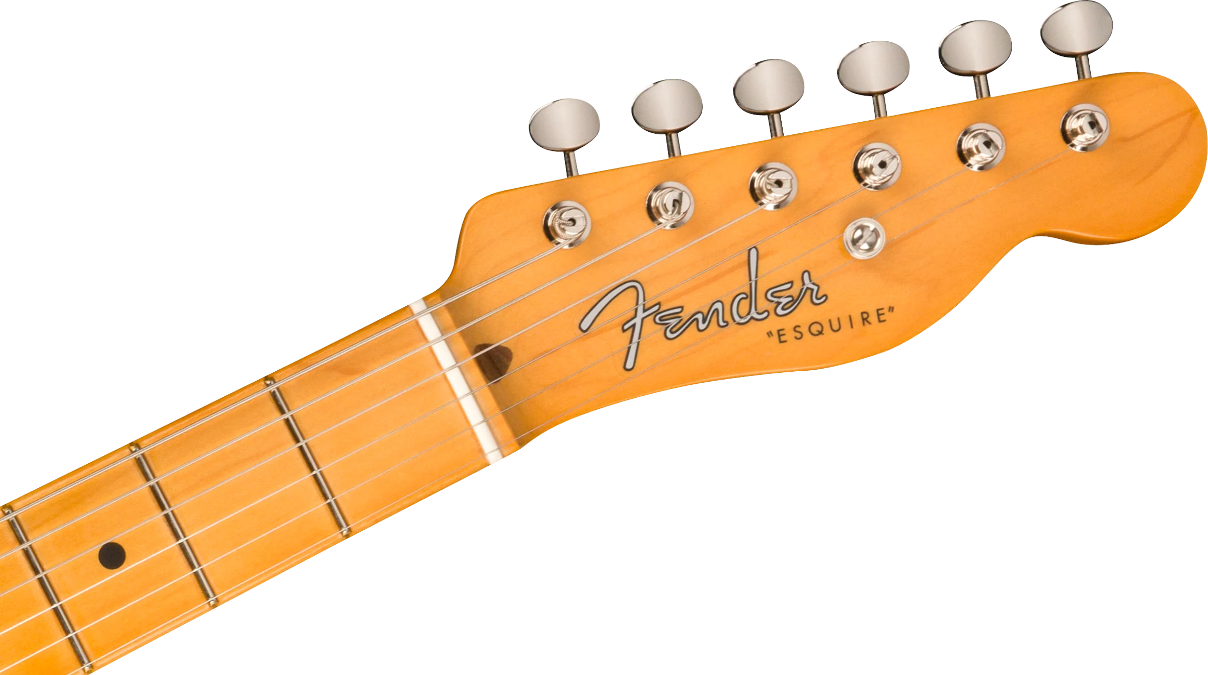 Fender 70th Anniversary Esquire Maple Fingerboard White Blonde Electric Guitar With Case - Image 6