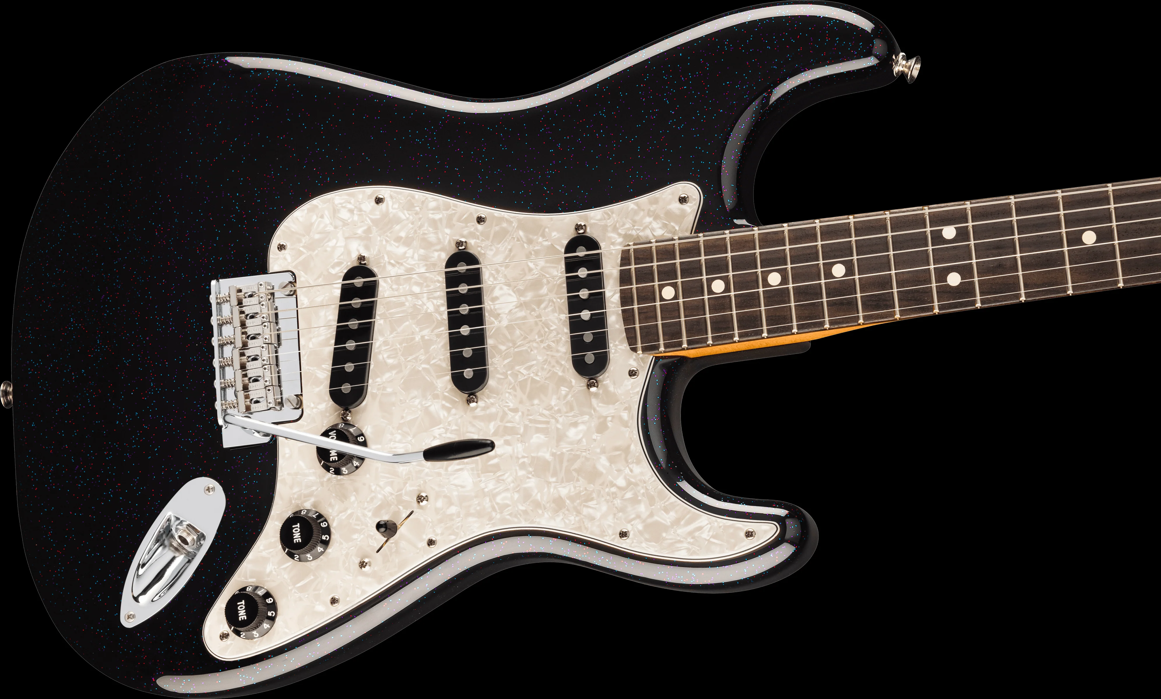 Fender Limited Edition 70th Anniversary Player Stratocaster Rosewood Fingerboard Nebula Noir With Gig Bag - Image 3