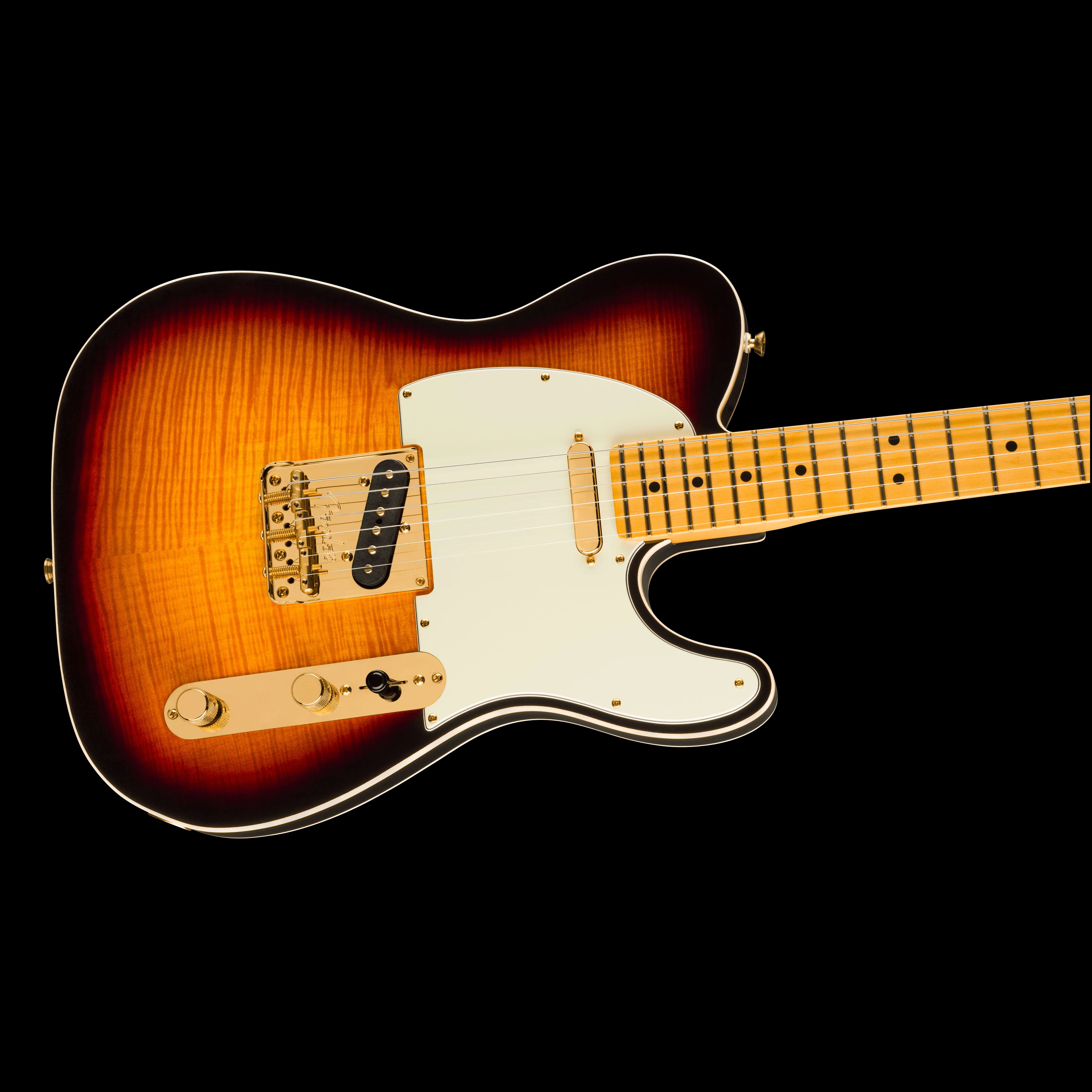 Fender 75th Anniversary American Professional Custom Telecaster 2-Color Sunburst with Case - Image 3