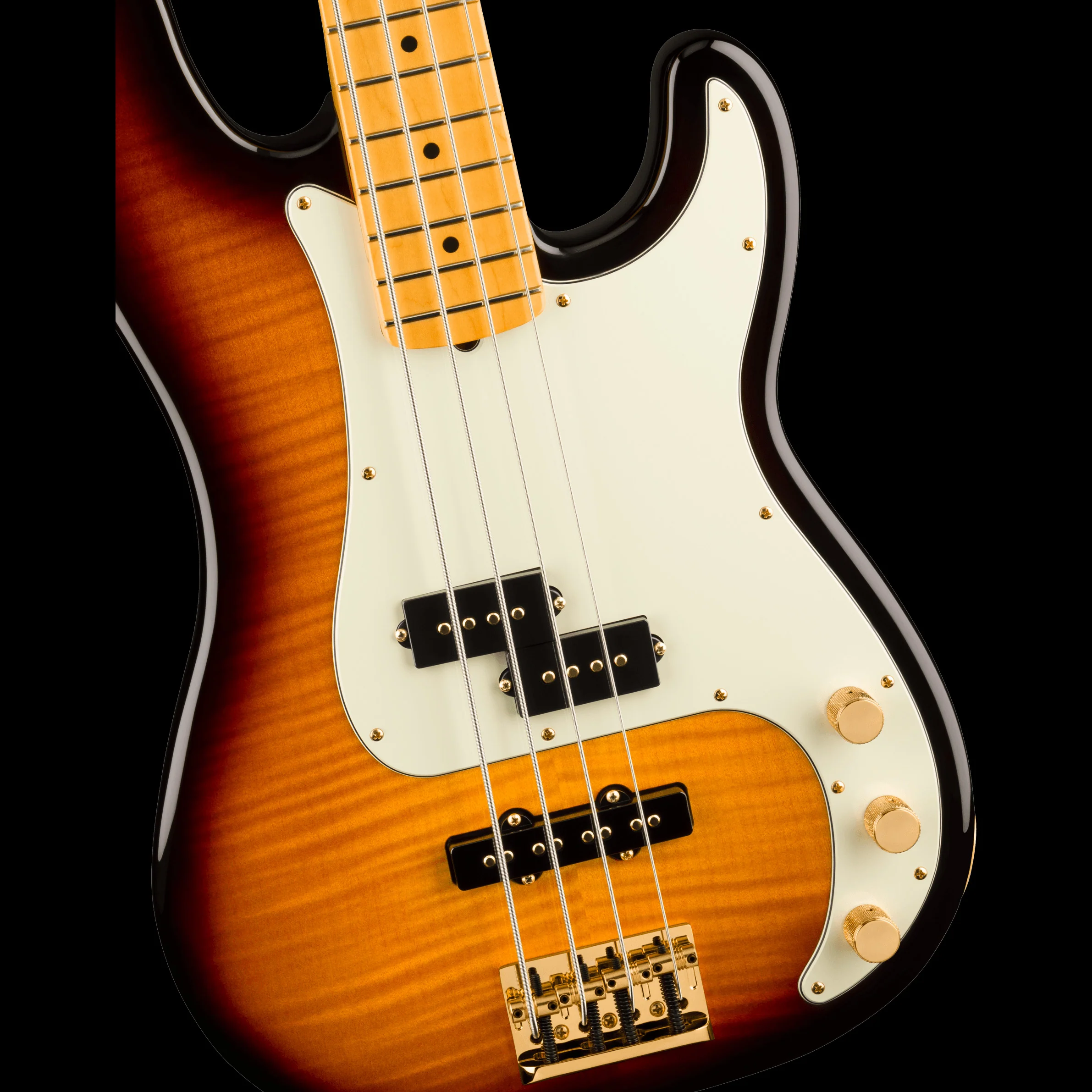 Fender 75th Anniversary American Professional PJ Bass 2-Color Sunburst with Case - Image 4