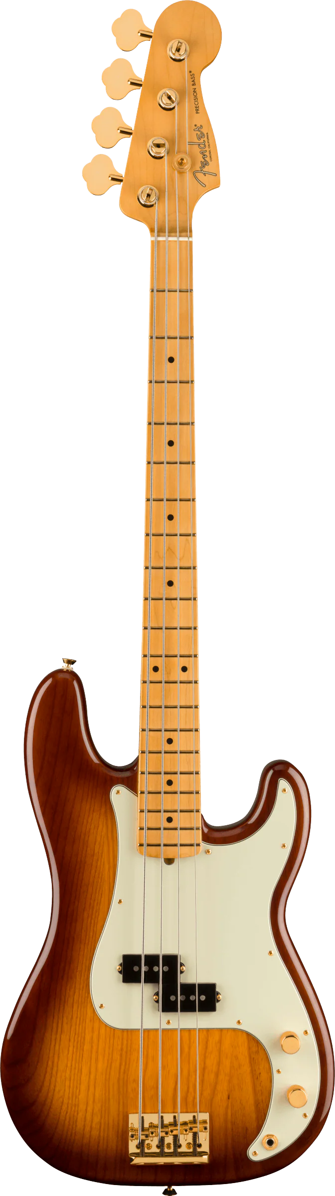 Fender 75th Anniversary Commemorative Precision Bass Maple Fingerboard 2-Color Bourbon Burst - Image 2