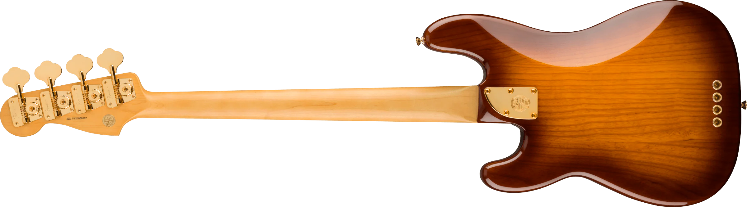 Fender 75th Anniversary Commemorative Precision Bass Maple Fingerboard 2-Color Bourbon Burst - Image 5