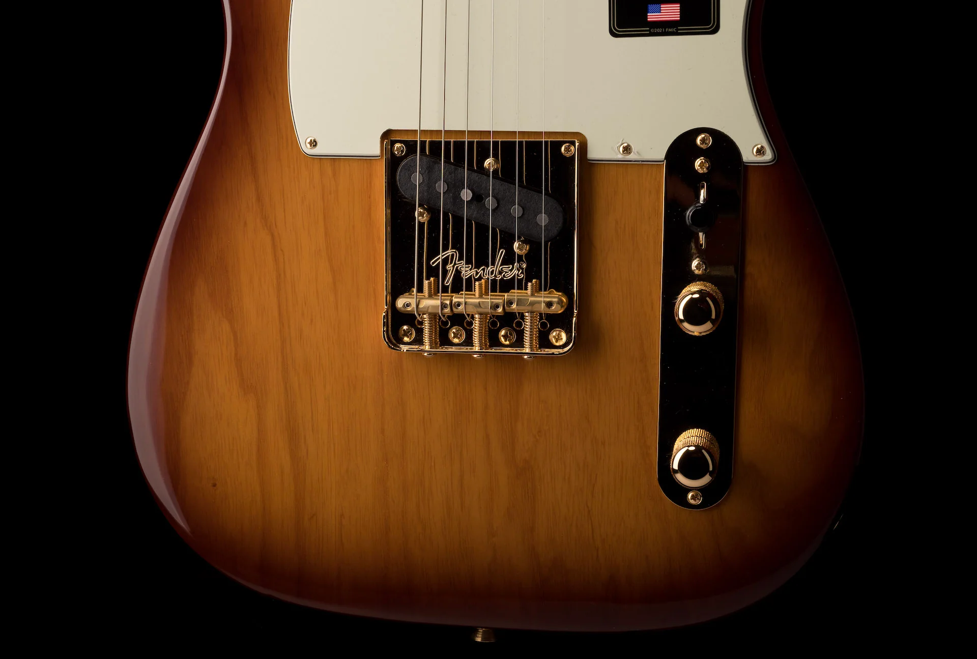 Fender 75th Anniversary Commemorative Telecaster 2-Color Bourbon Burst - Image 5