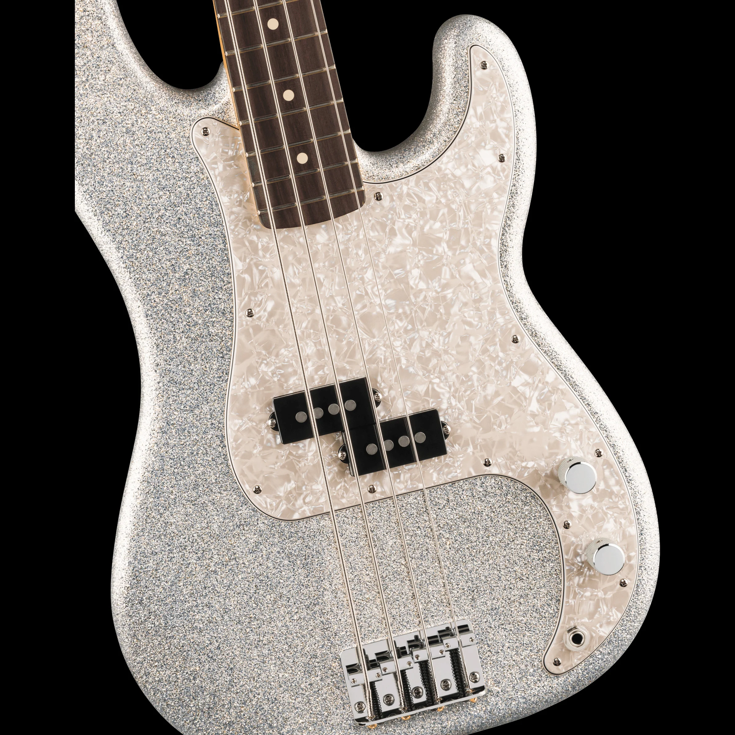 Fender 75th Anniversary Player II Precision Bass Diamond Dust Sparkle - Image 4