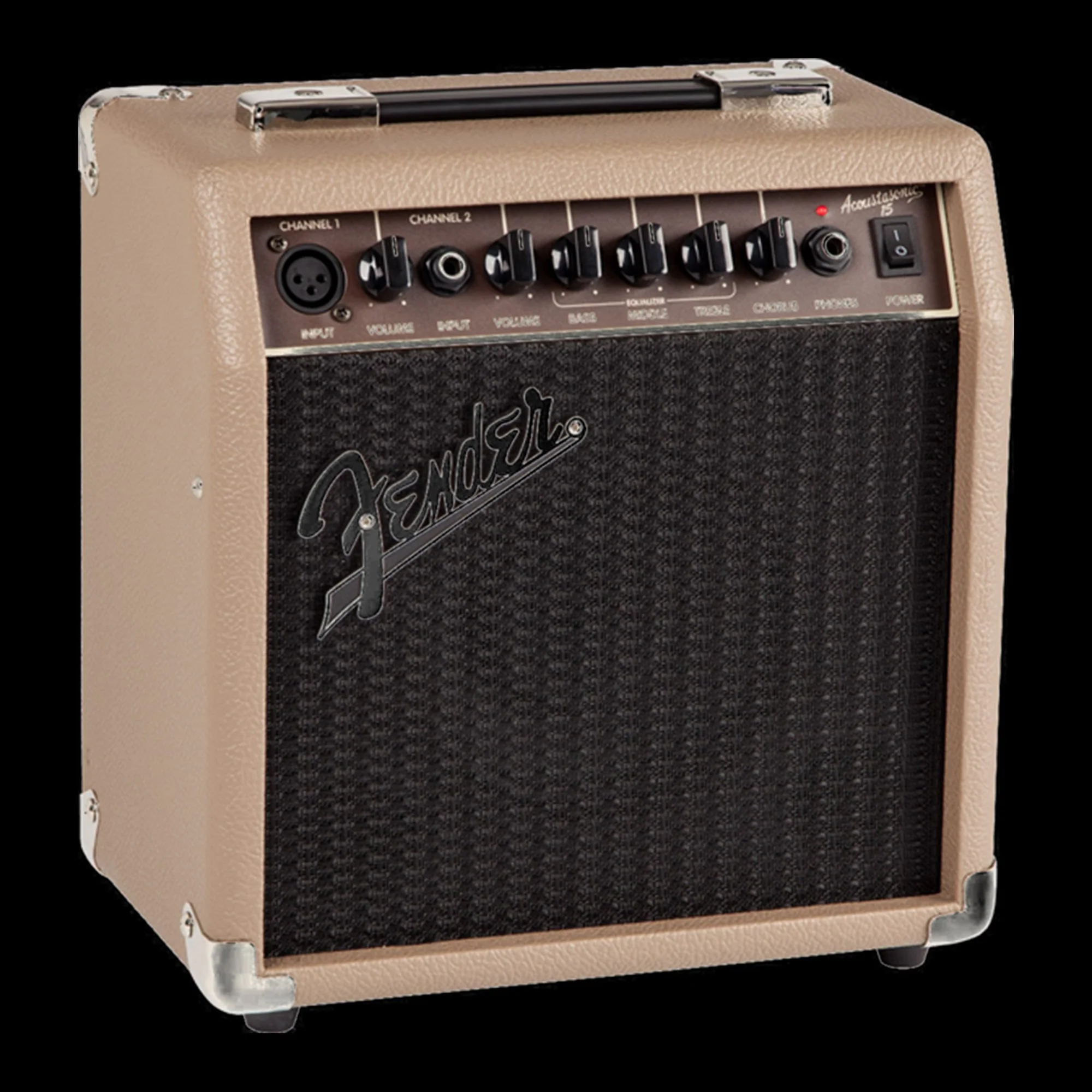Fender Acoustasonic 15 Two Channel Acoustic Guitar Amplifier Combo - Image 3