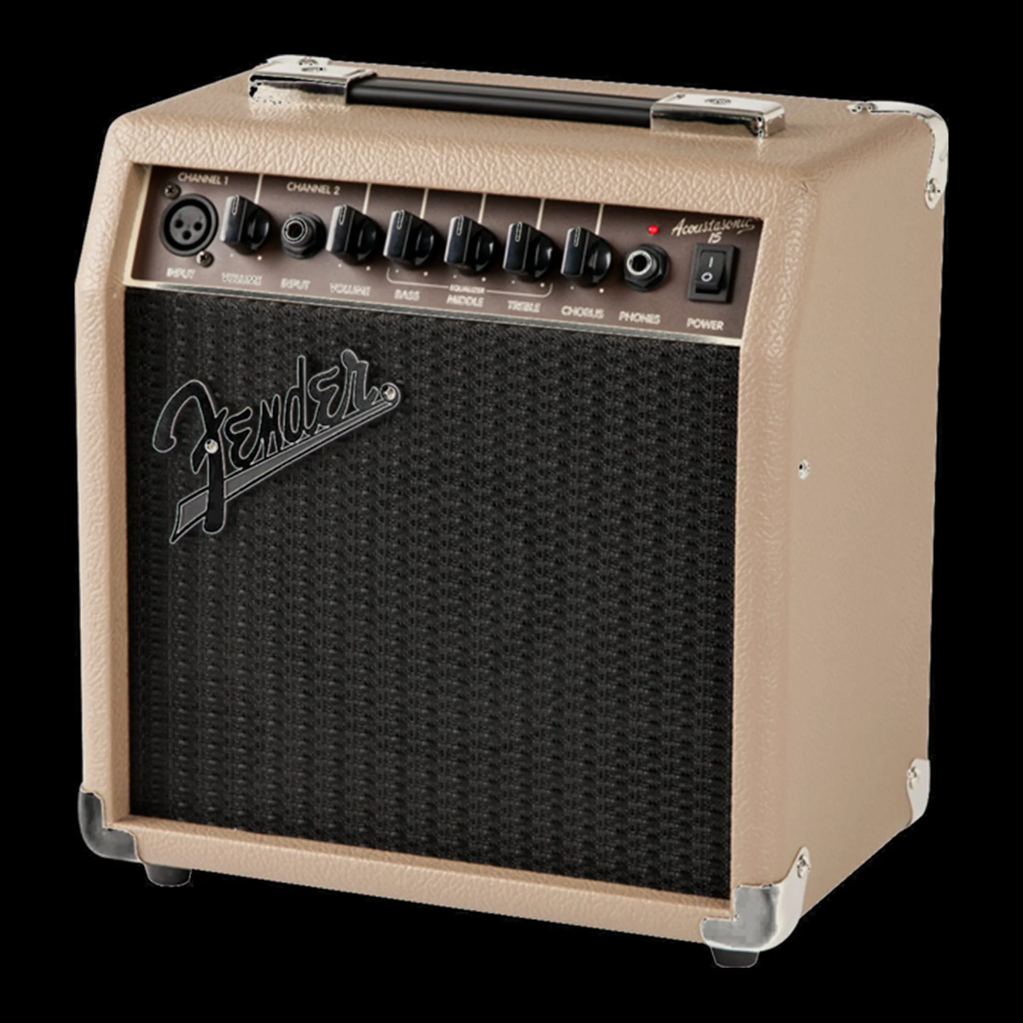 Fender Acoustasonic 15 Two Channel Acoustic Guitar Amplifier Combo - Image 4