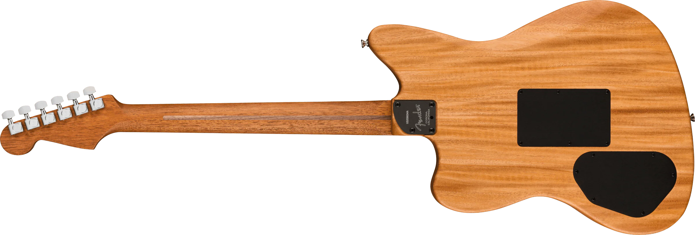 Fender Acoustasonic Jazzmaster Tungsten With Gig Bag - Image 5