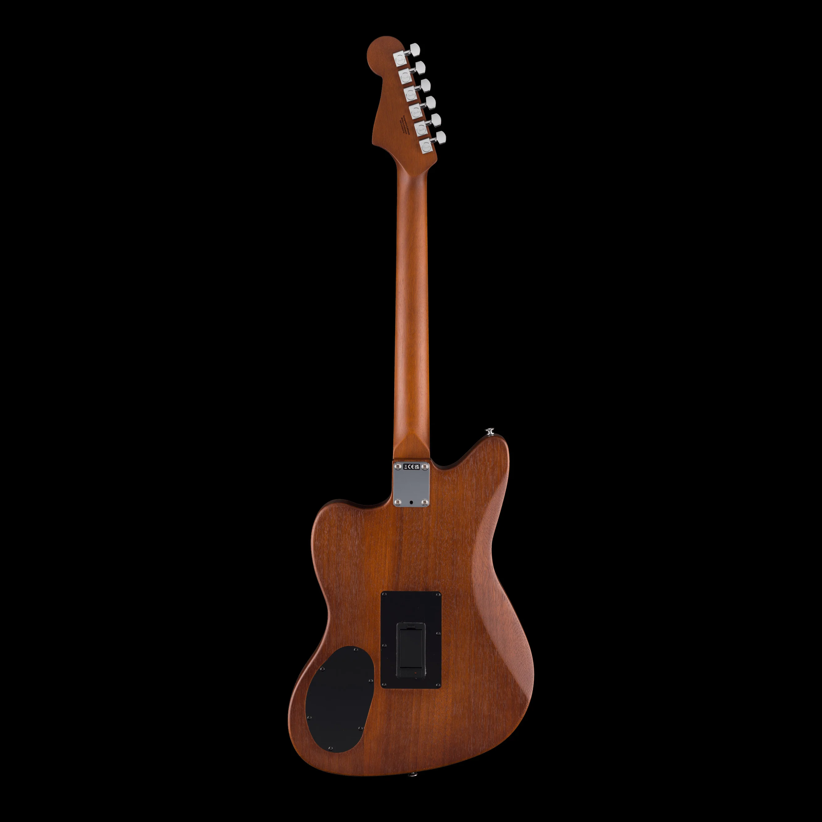 Fender Acoustasonic Standard Jazzmaster Honey Burst Acoustic Electric Guitar - Image 3