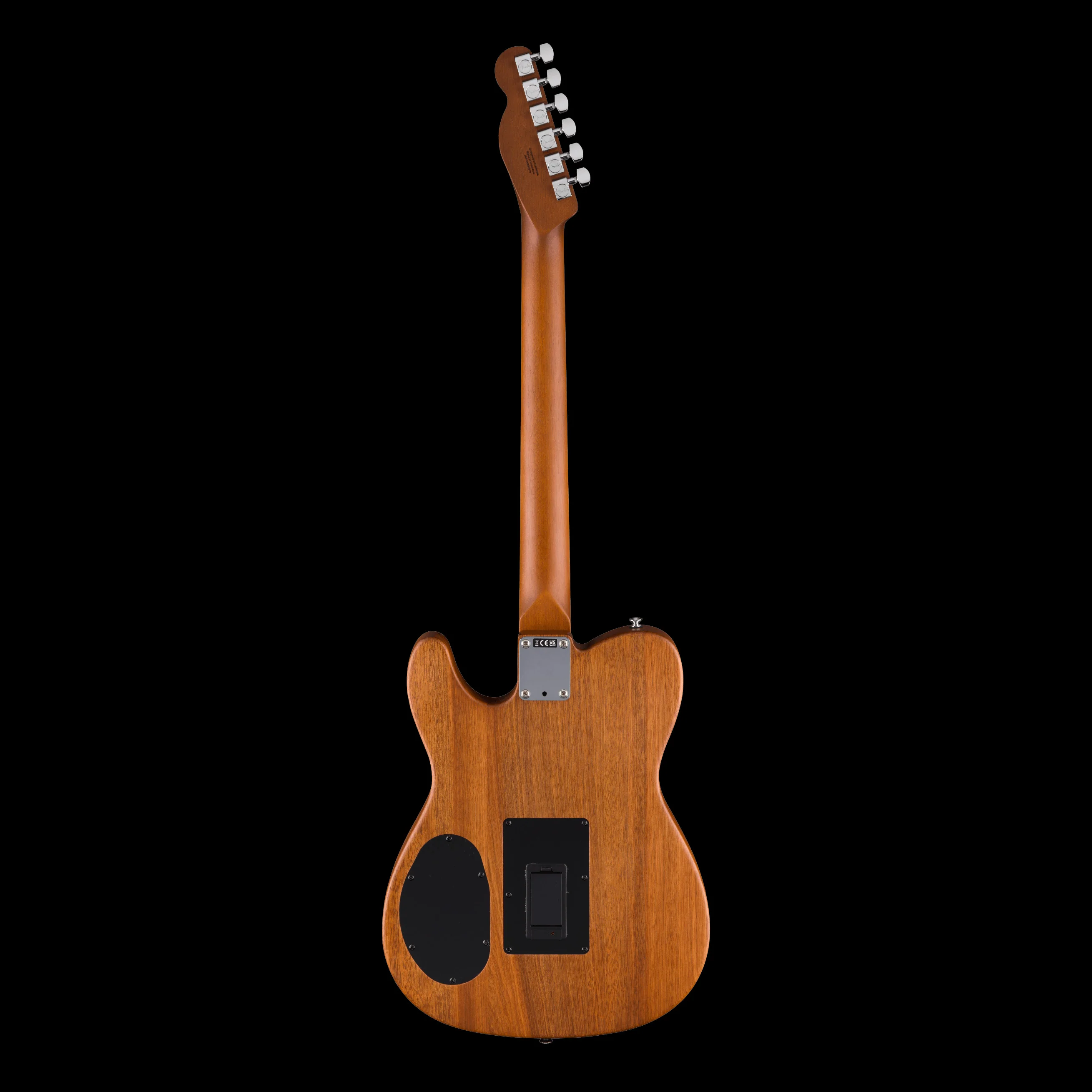 Fender Acoustasonic Standard Telecaster Aged Natural Acoustic Electric Guitar - Image 5
