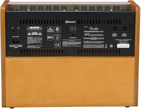 Fender Acoustic 100 Two Channel Acoustic Guitar Amp Combo - Image 6