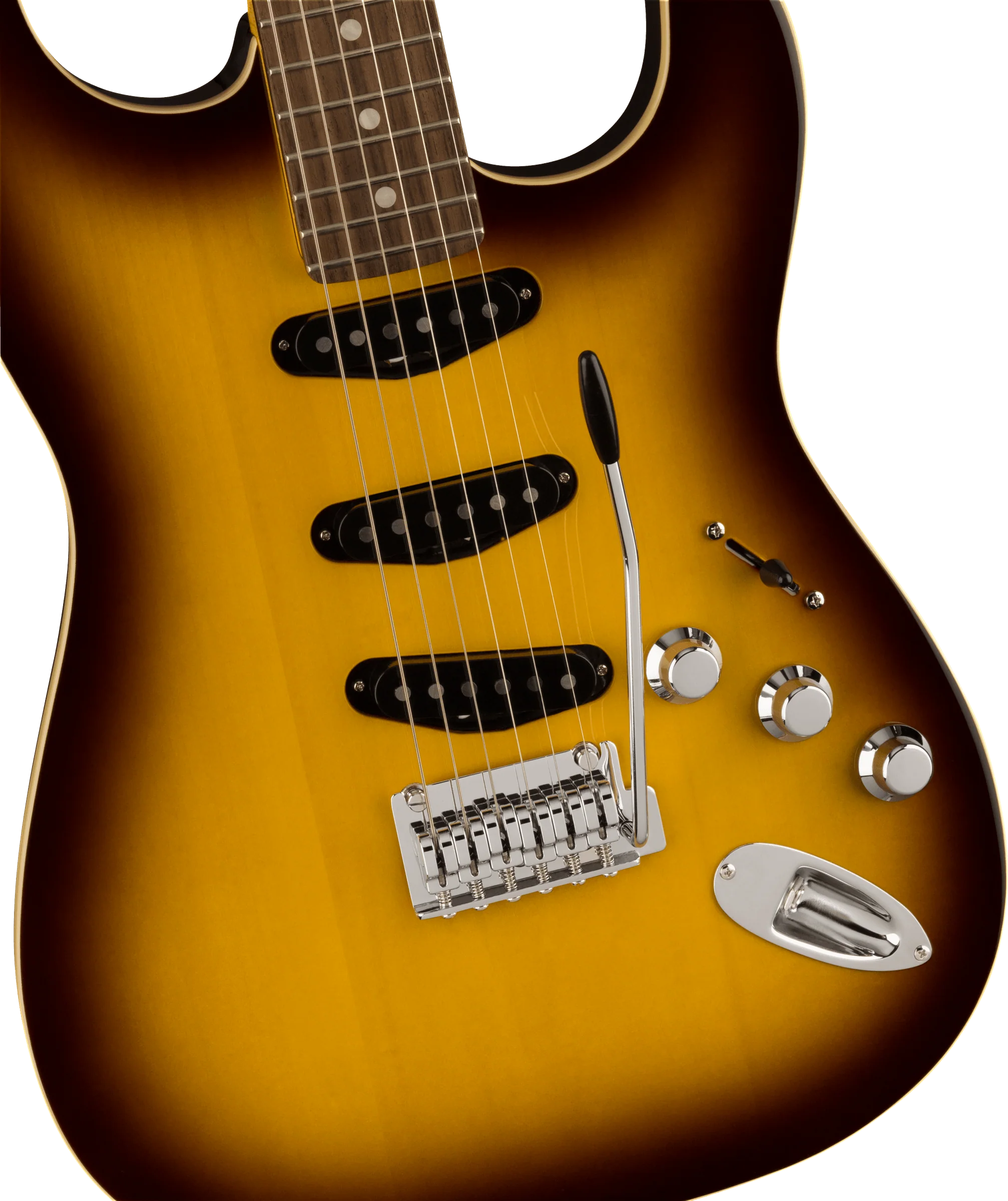 Fender Aerodyne Special Stratocaster Rosewood Fingerboard Chocolate Burst With Bag - Image 3