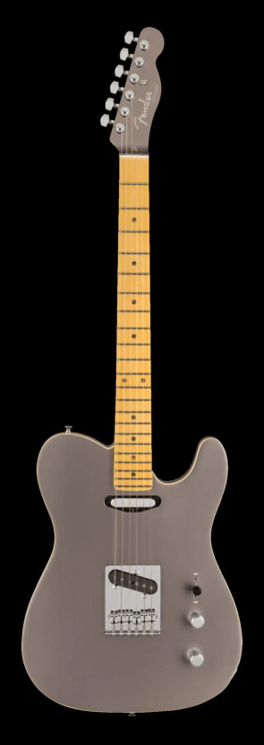 Fender Aerodyne Special Telecaster Maple Fingerboard Dolphin Gray Metallic With Bag - Image 2