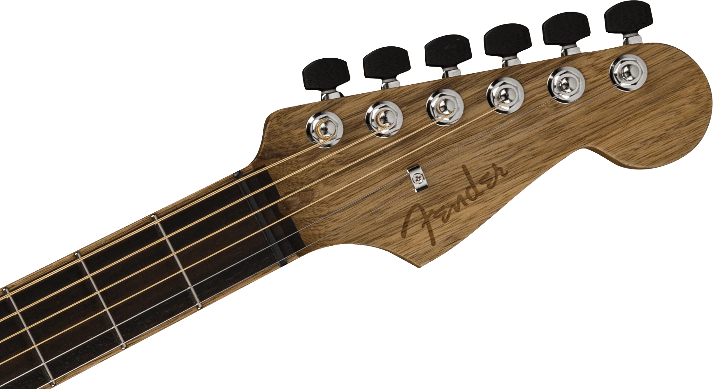 Fender American Acoustasonic Strat Ebony Fingerboard Ziricote Acoustic Electric Guitar With Case - Image 6