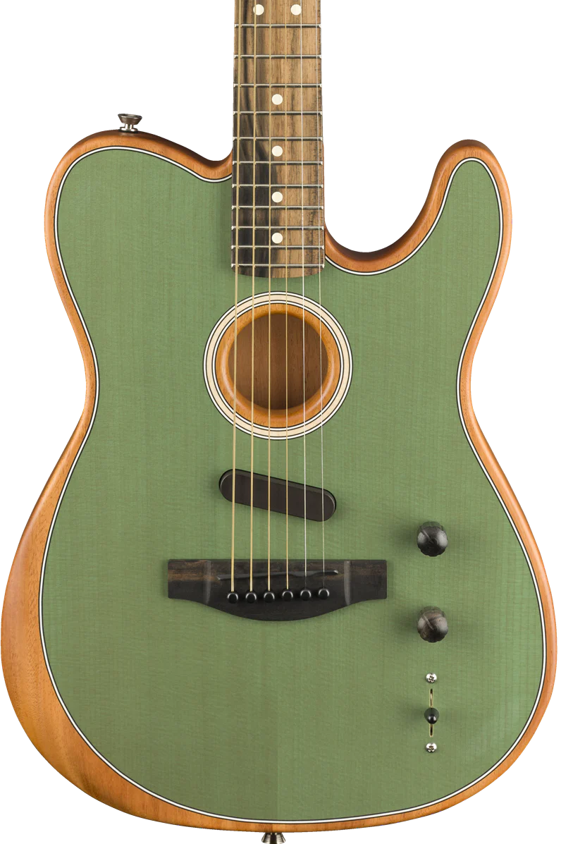 Fender American Acoustasonic Telecaster Surf Green With Gig Bag