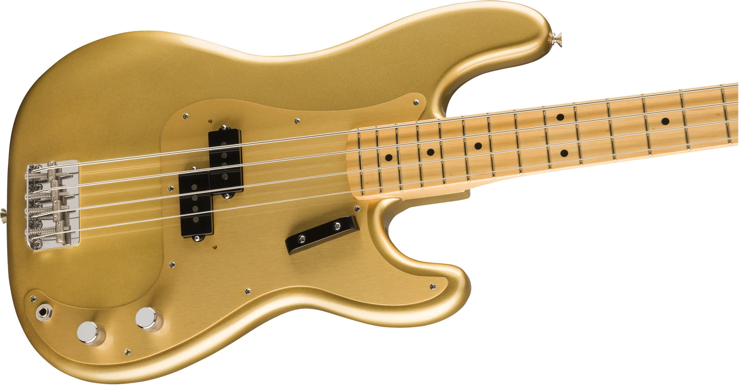 Fender American Original '50s Precision Bass Maple Fingerboard Aztec Gold - Image 4