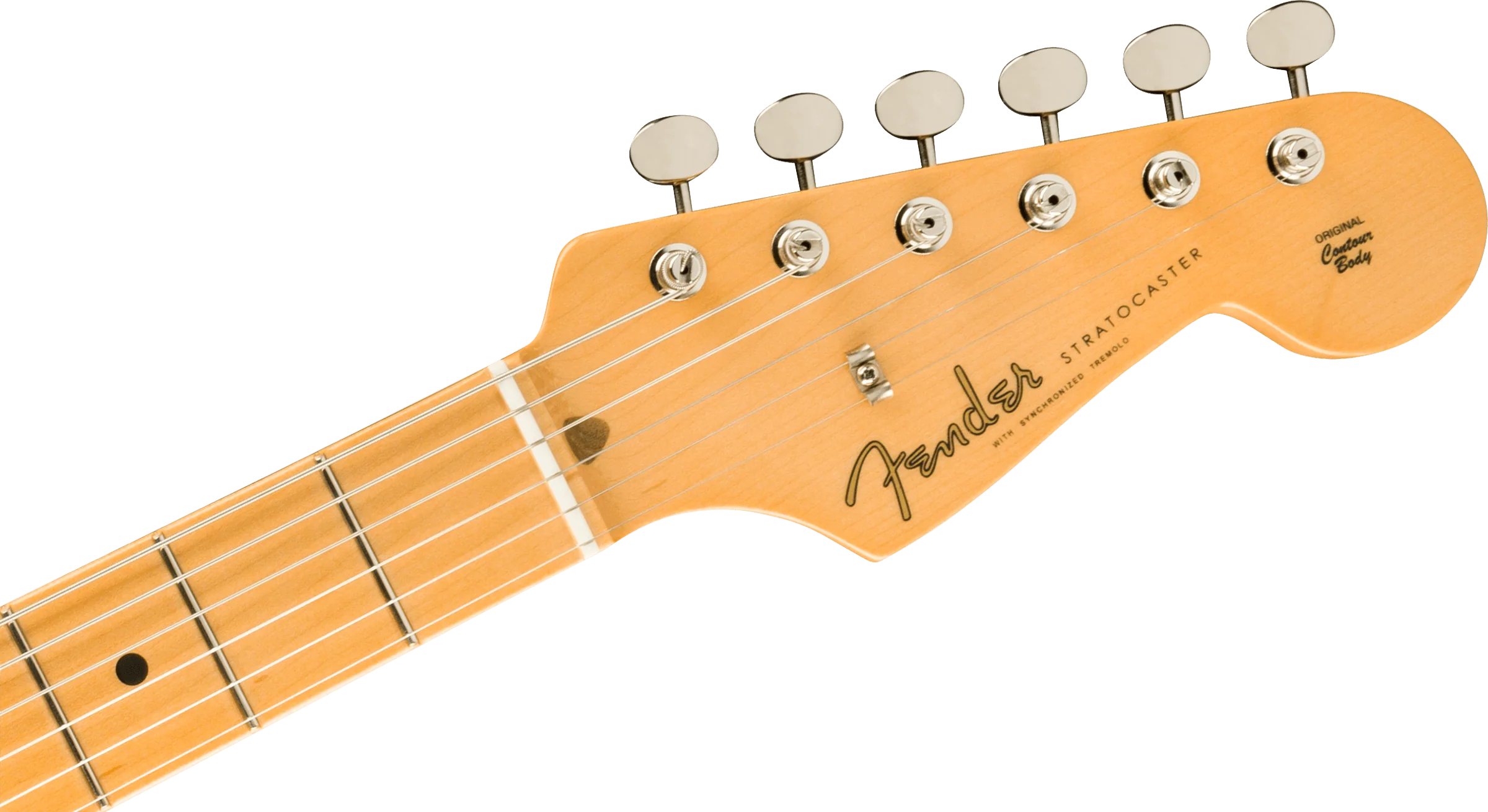 Fender American Original '50s Stratocaster Maple Fingerboard Inca Silver Electric Guitar - Image 6
