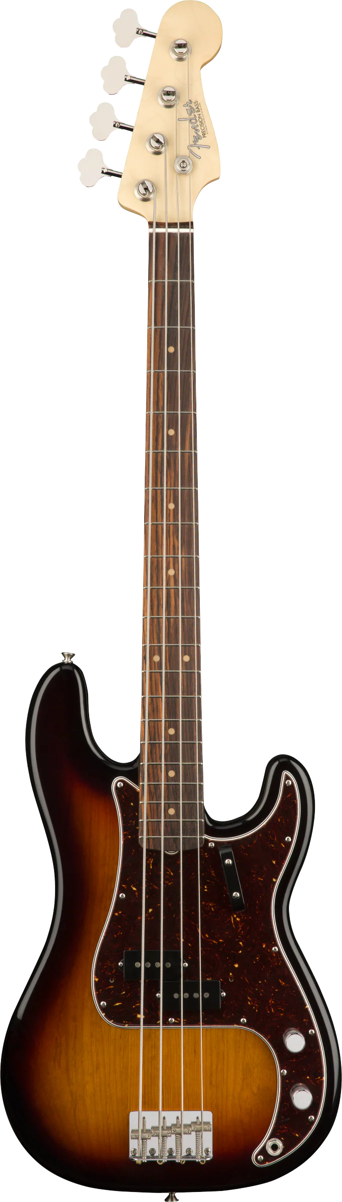 Fender American Original '60s Precision Bass Rosewood Fingerboard 3-Color Sunburst - Image 2