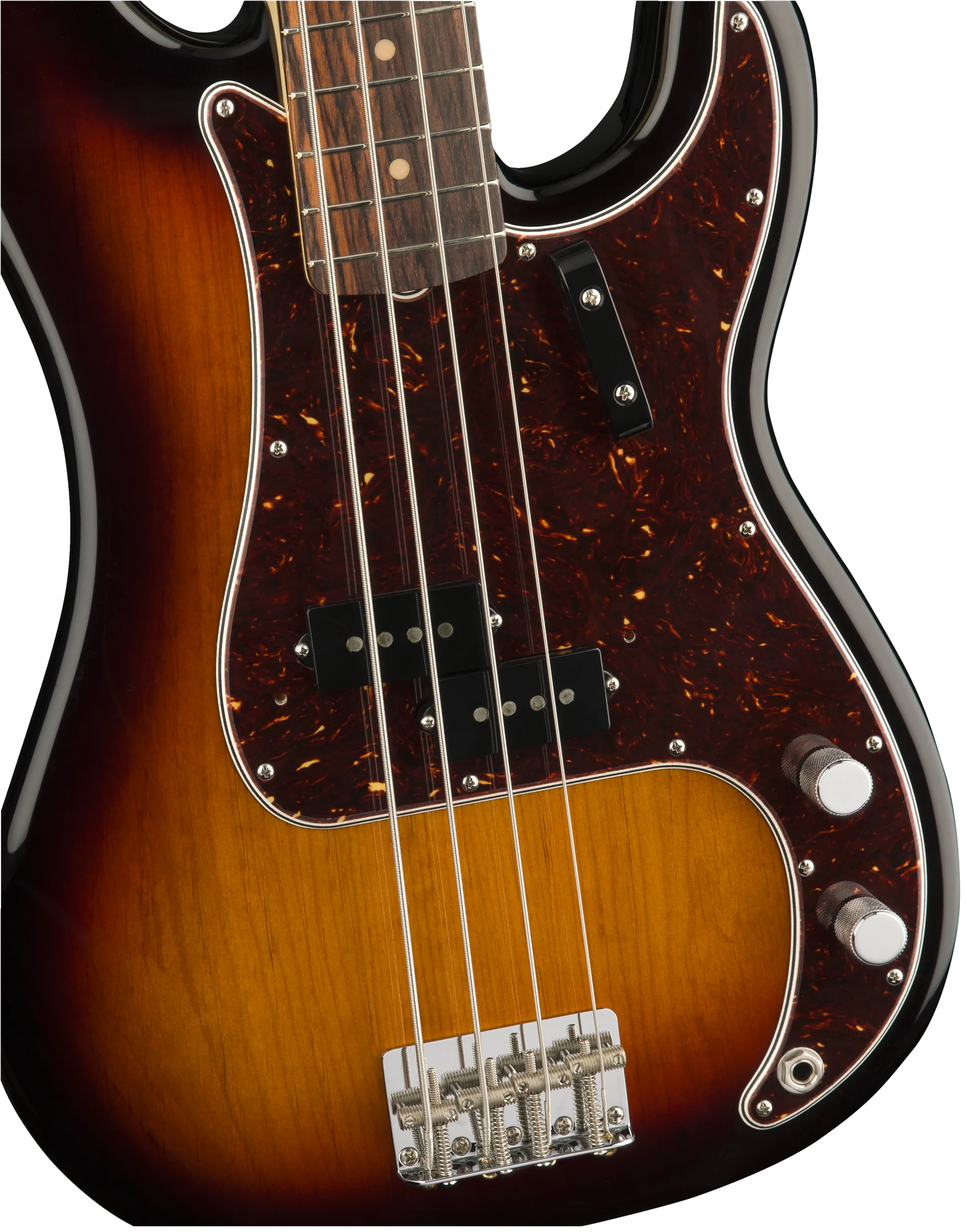 Fender American Original '60s Precision Bass Rosewood Fingerboard 3-Color Sunburst - Image 3