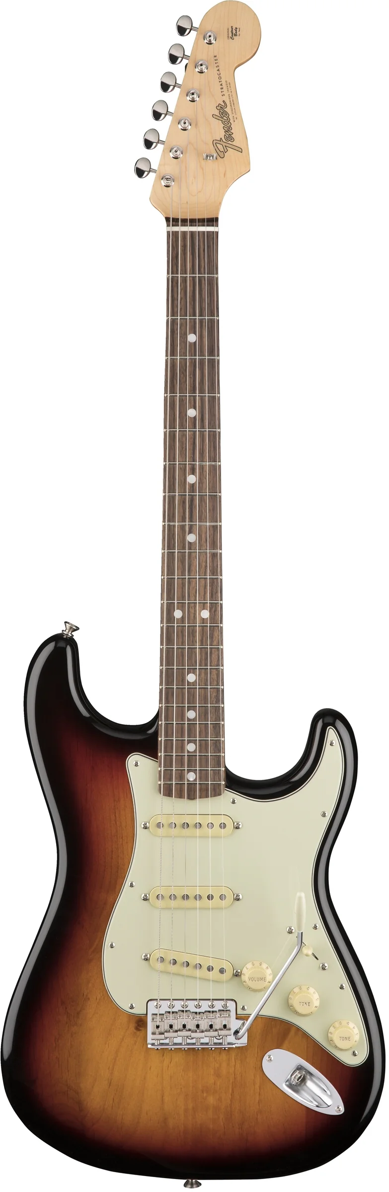 Fender American Original 60's Stratocaster 3 Tone Sunburst Rosewood Fingerboard With Case - Image 2