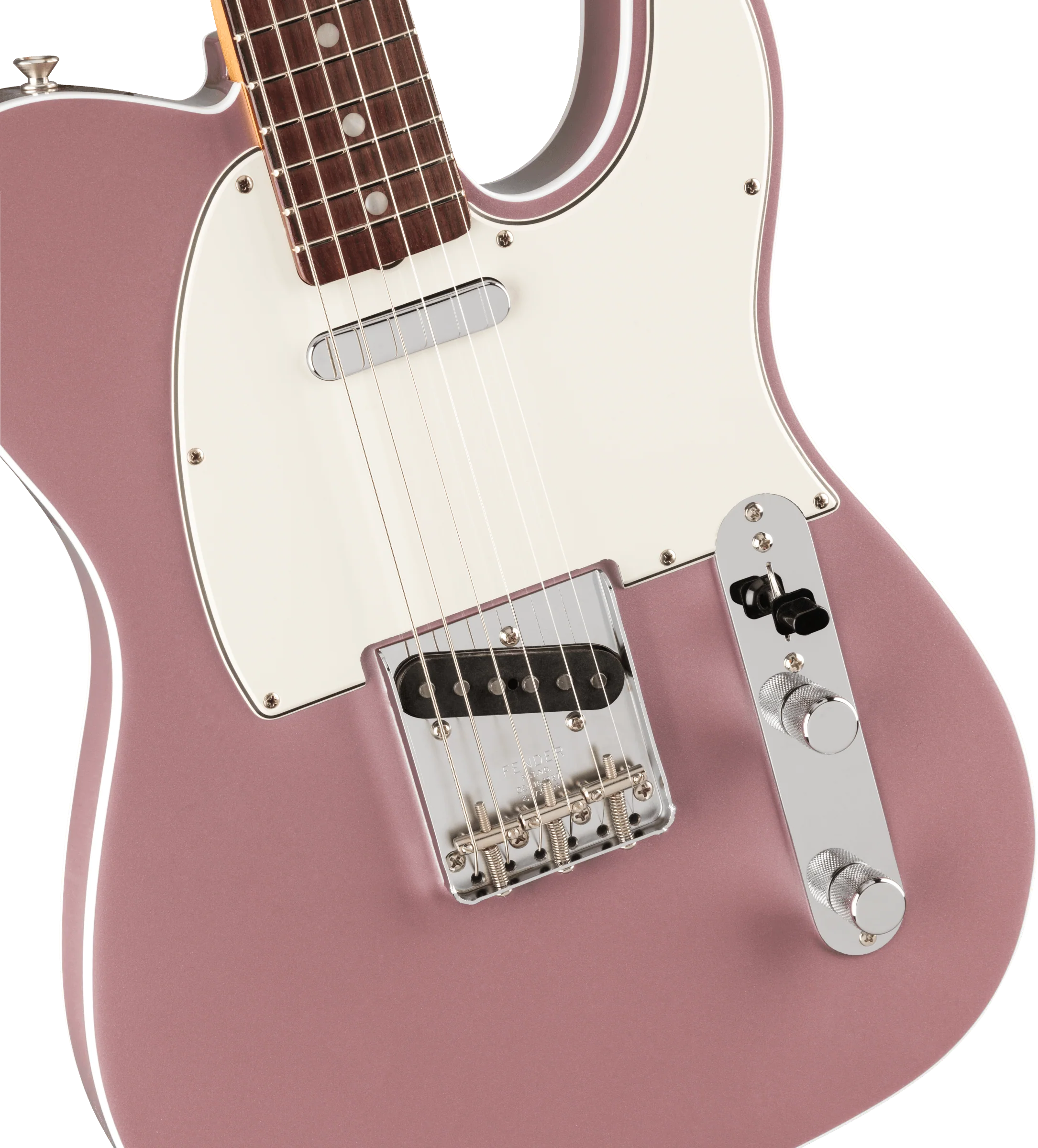 Fender American Original '60s Telecaster Rosewood Fingerboard Burgundy Mist Metallic Electric Guitar - Image 3