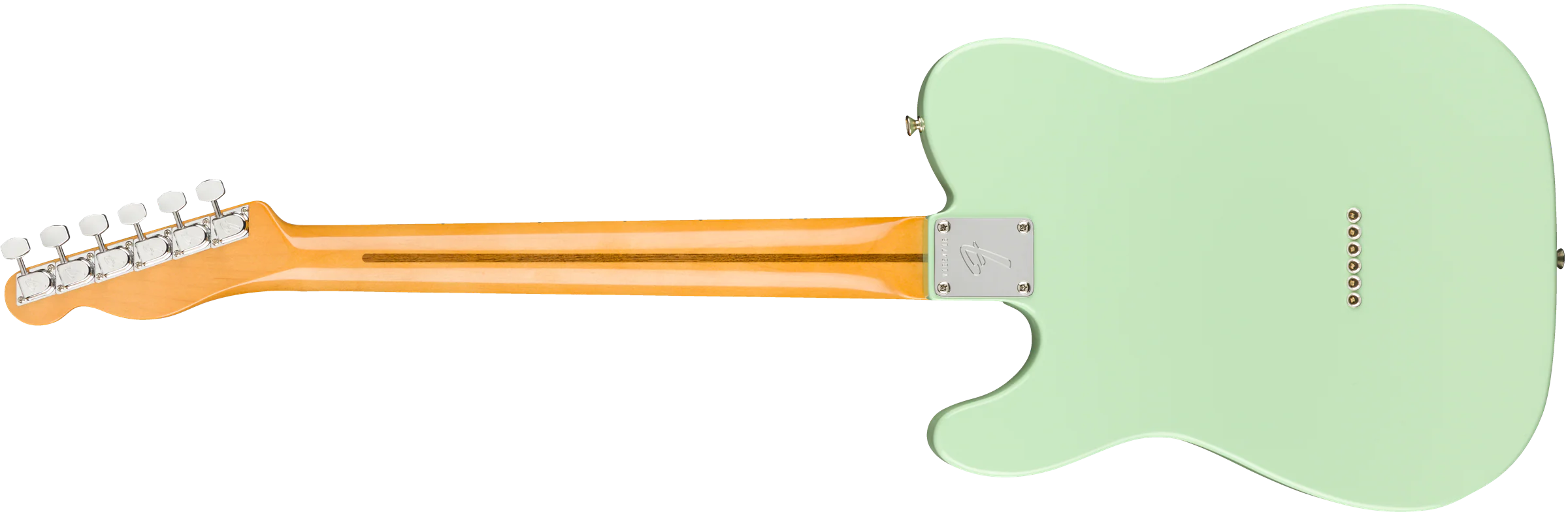 Fender American Original 60s Telecaster Thinline Maple Fingerboard Surf Green Electric Guitar - Image 5