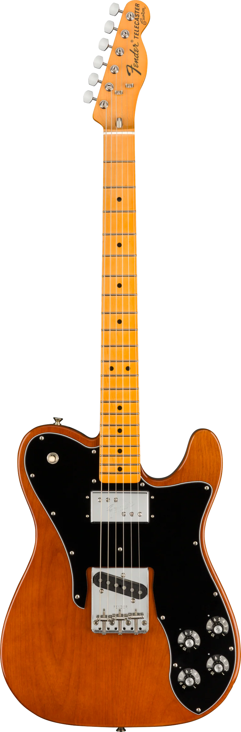 Fender American Original 70s Telecaster Custom Maple Fingerboard Mocha Electric Guitar - Image 2
