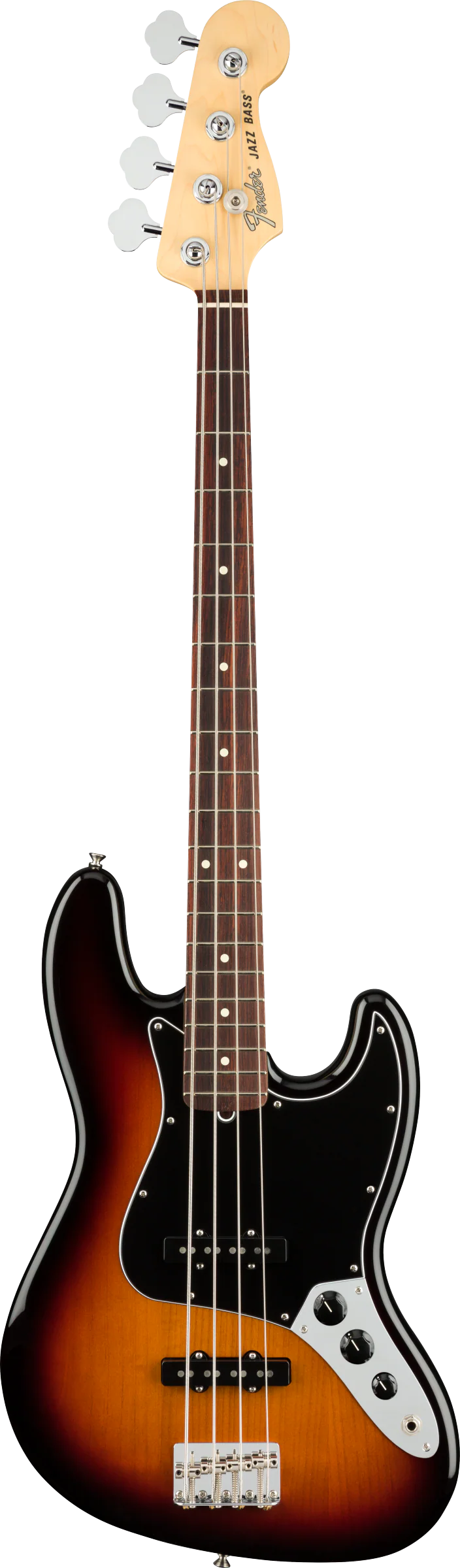 Fender American Performer Jazz Bass Rosewood Fingerboard 3-Color Sunburst With Gig Bag - Image 2