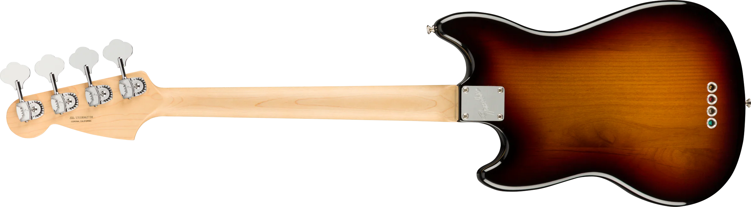 Fender American Performer Mustang Bass 3-Color Sunburst With Gig Bag - Image 5