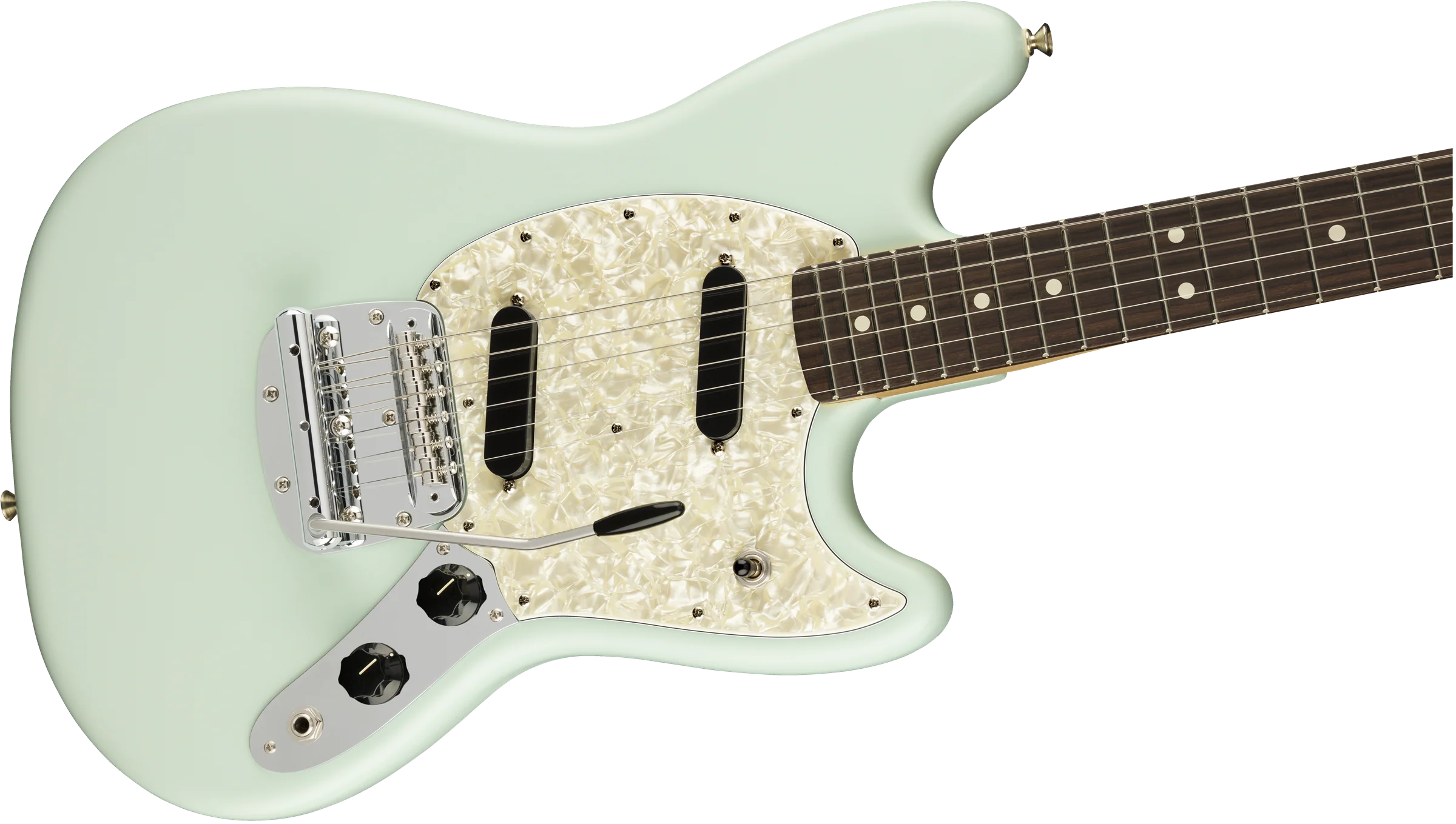 Fender American Performer Mustang Sonic Blue With Gig Bag - Image 3