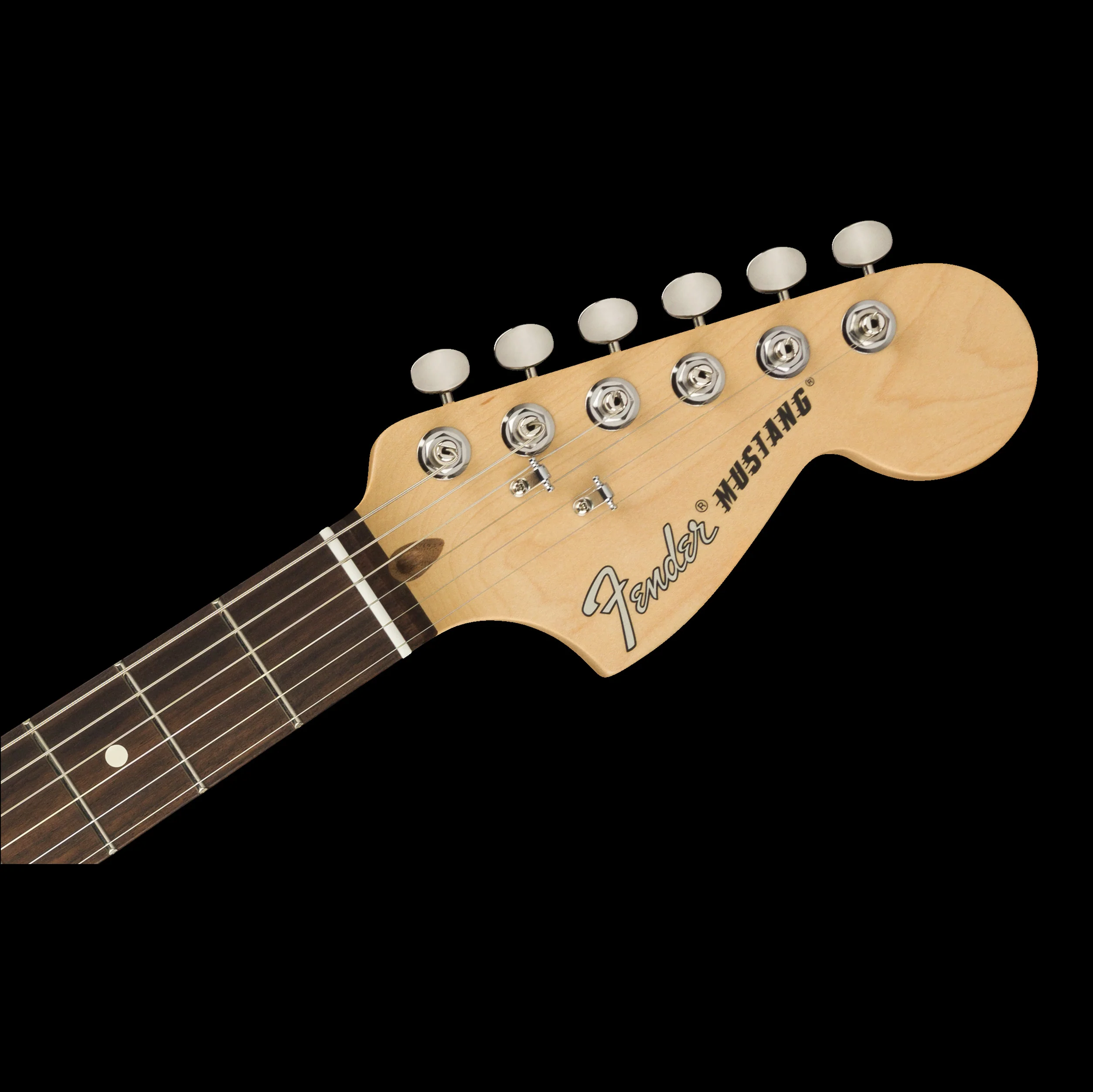 Fender American Performer Mustang Vintage White With Gig Bag - Image 6