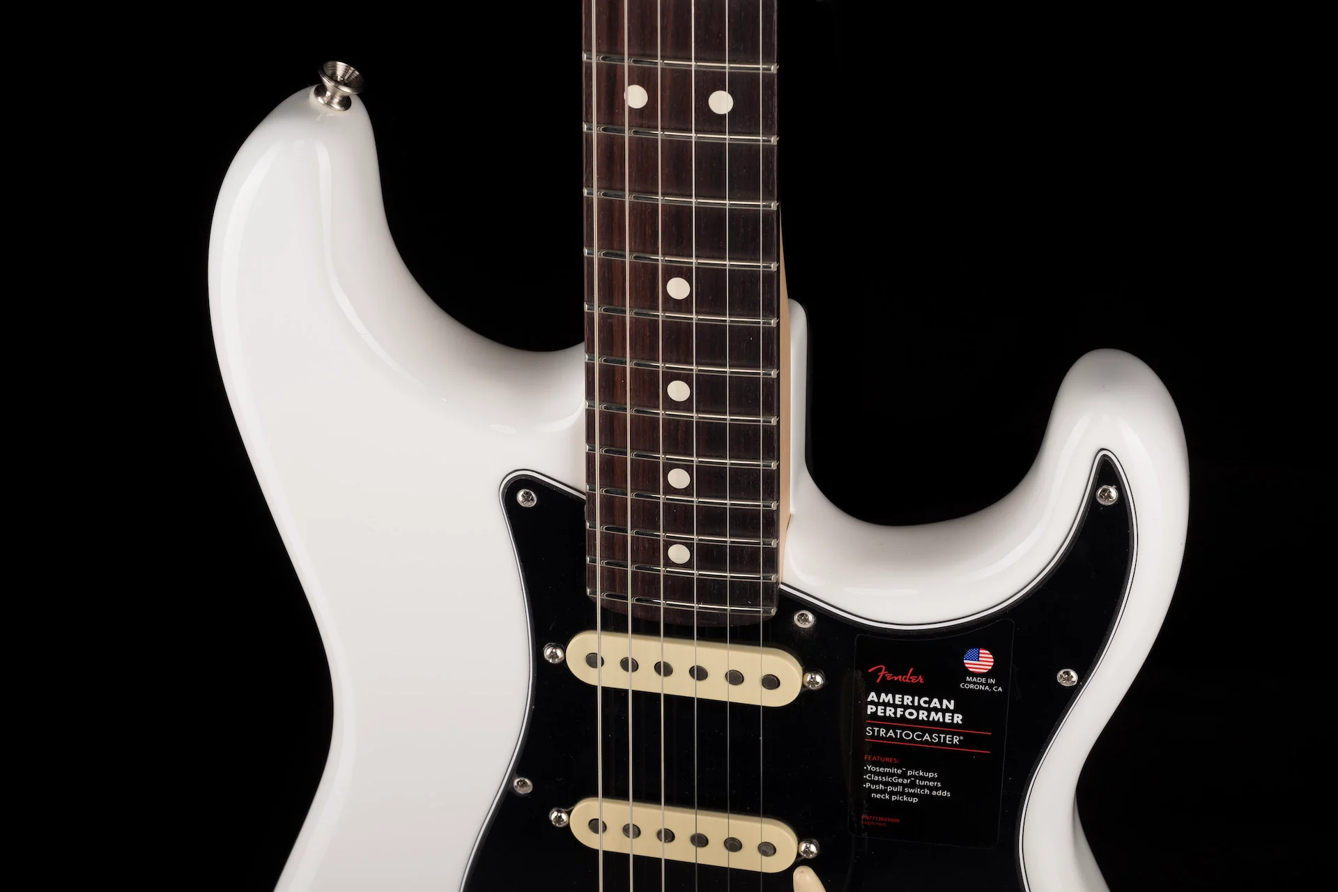 Fender American Performer Stratocaster Arctic White ***B-Stock*** With Gig Bag - Image 3